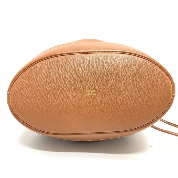 HERMES Market GM purse Shoulder Bag Epsom Brown/GoldHardware - Picture 6 of 15